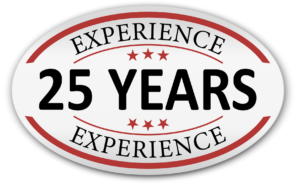 twenty-five years of experience in roof repair services