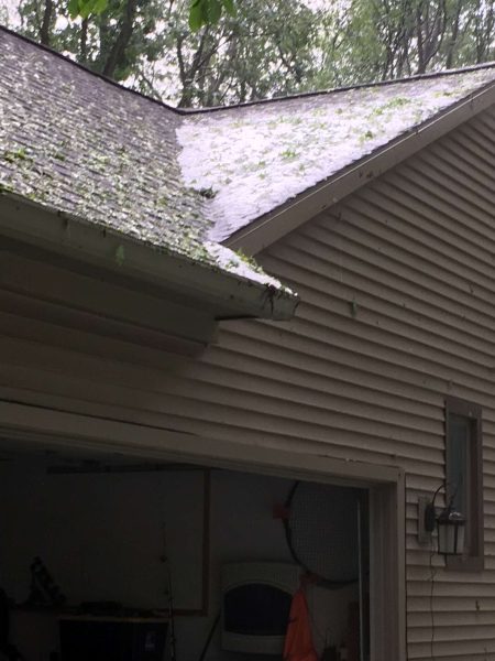 Damage From High Wind and Hail